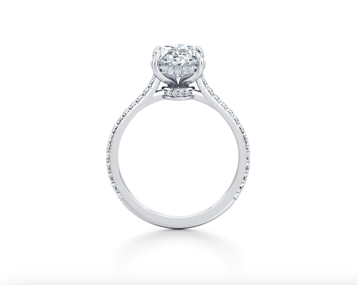 Signature Elongated Cushion Brilliant Engagement Ring