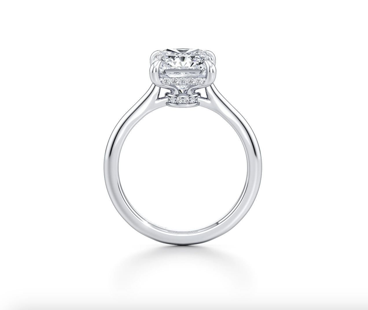 Radiant Cut Diamond Engagement Ring